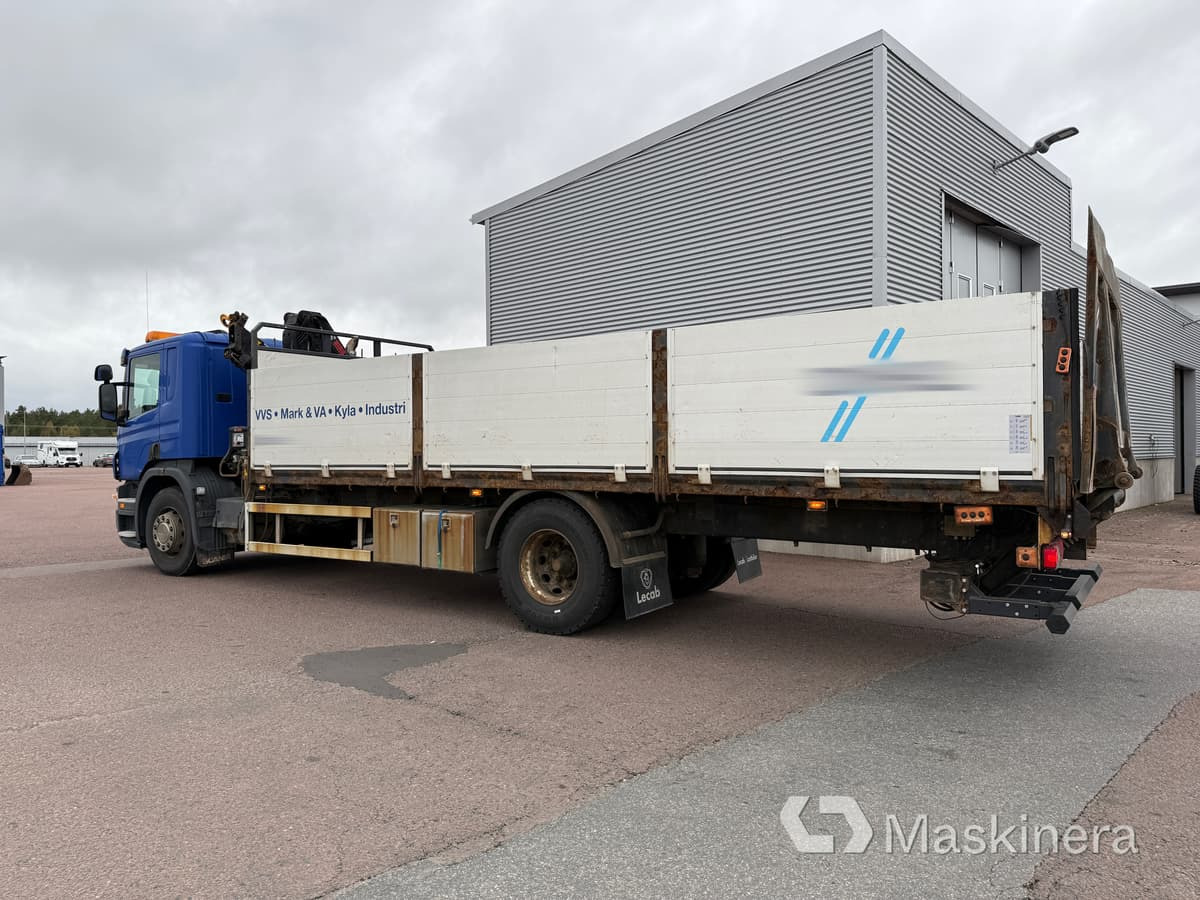 Kranbil Scania P320 - Autocarro con pianale/ Cassone fisso, Camion con gru: foto 3 Kranbil Scania P320 - Autocarro con pianale/ Cassone fisso, Camion con gru: foto 3