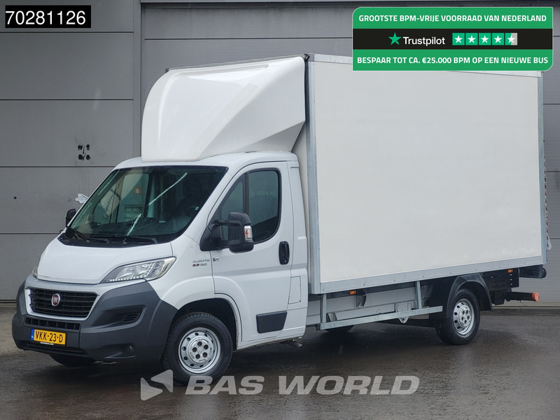 Fiat Ducato 130pk Euro6 Laadklep Bakwagen Zijdeur Airco Cruise Meubelbak Koffer 20m3 Airco Cruise control - Furgone box: foto 1 Fiat Ducato 130pk Euro6 Laadklep Bakwagen Zijdeur Airco Cruise Meubelbak Koffer 20m3 Airco Cruise control - Furgone box: foto 1