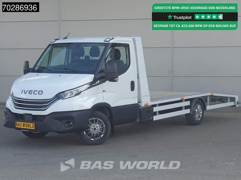 Iveco Daily 35S18 3.0L Autotransporter Automaat 3,5t Trekhaak Navi ACC LED Airco Lier Euro6 Oprijwagen Cartransporter Trekhaak - Furgone: foto 1 Iveco Daily 35S18 3.0L Autotransporter Automaat 3,5t Trekhaak Navi ACC LED Airco Lier Euro6 Oprijwagen Cartransporter Trekhaak - Furgone: foto 1