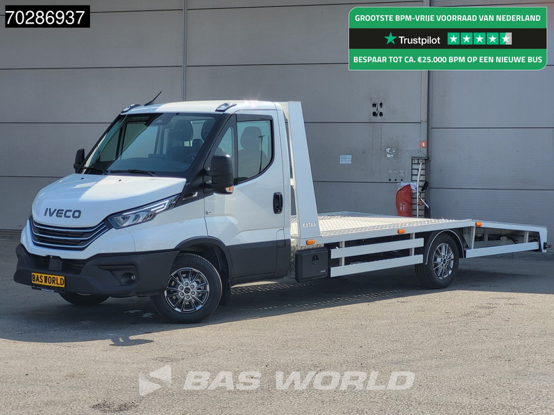 Iveco Daily 35S18 Automaat Autotransporter 3,5t Trekhaak Navi Airco LED ACC Euro6 Oprijwagen Cartransporter Trekhaak - Furgone: foto 1 Iveco Daily 35S18 Automaat Autotransporter 3,5t Trekhaak Navi Airco LED ACC Euro6 Oprijwagen Cartransporter Trekhaak - Furgone: foto 1