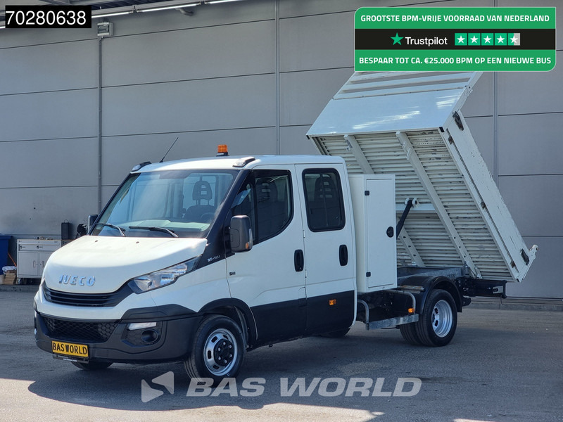 Iveco Daily 35C12 Kipper met Kist Dubbel Cabine Dubbellucht 3,5t Trekhaak Airco Euro6 Tipper Benne Kieper Airco Dubbel cabine Trekhaak - Furgone ribaltabile: foto 1 Iveco Daily 35C12 Kipper met Kist Dubbel Cabine Dubbellucht 3,5t Trekhaak Airco Euro6 Tipper Benne Kieper Airco Dubbel cabine Trekhaak - Furgone ribaltabile: foto 1