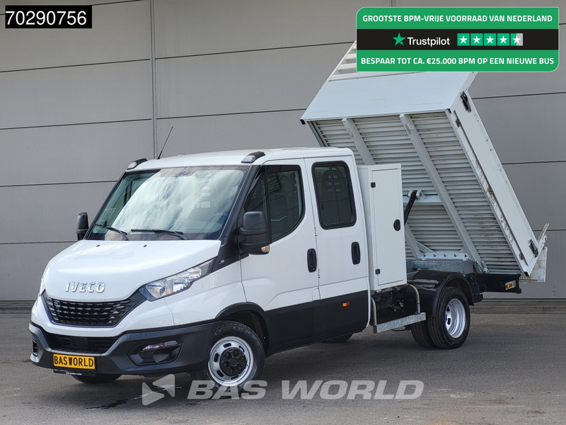Iveco Daily 35C14 Kipper met Kist Dubbel Cabine Dubbellucht 3,5t Trekhaak Airco Cruise Euro6 Kieper Tipper Benne 2m3 Airco Trekhaak Cruise c - Furgone ribaltabile: foto 1 Iveco Daily 35C14 Kipper met Kist Dubbel Cabine Dubbellucht 3,5t Trekhaak Airco Cruise Euro6 Kieper Tipper Benne 2m3 Airco Trekhaak Cruise c - Furgone ribaltabile: foto 1