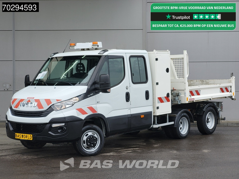 Iveco Daily 35C15 3.0L Kipper met Kist Maxicargo Airco Cruise Camera Euro6 Tipper Benne Kieper 2m3 Airco Dubbel cabine Cruise control - Furgone ribaltabile: foto 1 Iveco Daily 35C15 3.0L Kipper met Kist Maxicargo Airco Cruise Camera Euro6 Tipper Benne Kieper 2m3 Airco Dubbel cabine Cruise control - Furgone ribaltabile: foto 1