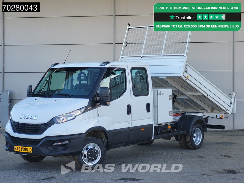 Iveco Daily 35C16 3.0L Kipper Dubbel Cabine met Kist 3,5t trekhaak Dubbellucht Airco Cruise Tipper Benne Kieper Airco Dubbel cabine Trekhaak - Furgone ribaltabile: foto 1 Iveco Daily 35C16 3.0L Kipper Dubbel Cabine met Kist 3,5t trekhaak Dubbellucht Airco Cruise Tipper Benne Kieper Airco Dubbel cabine Trekhaak - Furgone ribaltabile: foto 1