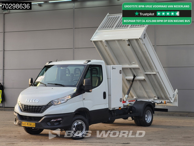 Iveco Daily 35C16 3.0L Kipper met Kist 3.5t trekhaak Tipper Benne Airco Cruise Euro6 Airco Trekhaak Cruise control - Furgone ribaltabile: foto 1 Iveco Daily 35C16 3.0L Kipper met Kist 3.5t trekhaak Tipper Benne Airco Cruise Euro6 Airco Trekhaak Cruise control - Furgone ribaltabile: foto 1