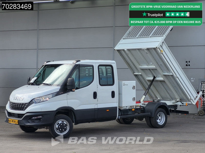 Iveco Daily 35C16 3.0L Kipper met Kist Dubbel Cabine 160PK Dubbellucht 3,5t Trekhaak Navi Airco Cruise Camera Euro6 Kieper Tipper Benne 2m3 - Furgone ribaltabile: foto 1 Iveco Daily 35C16 3.0L Kipper met Kist Dubbel Cabine 160PK Dubbellucht 3,5t Trekhaak Navi Airco Cruise Camera Euro6 Kieper Tipper Benne 2m3 - Furgone ribaltabile: foto 1