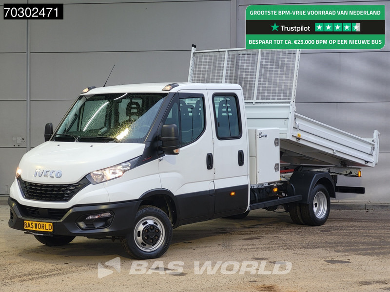 Iveco Daily 35C16 3.0L Kipper met Kist Dubbel Cabine Dubbellucht 3,5t Trekhaak 160PK Airco Cruise Euro6 Tipper Benne Kieper Airco Trekhaak C - Furgone ribaltabile: foto 1 Iveco Daily 35C16 3.0L Kipper met Kist Dubbel Cabine Dubbellucht 3,5t Trekhaak 160PK Airco Cruise Euro6 Tipper Benne Kieper Airco Trekhaak C - Furgone ribaltabile: foto 1
