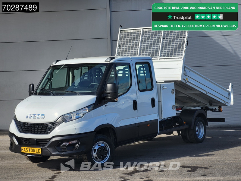 Iveco Daily 35C16 3.0L Kipper met Kist Dubbel Cabine Dubbellucht 3,5t Trekhaak Airco Cruise Euro6 Tipper Benne Kieper 2m3 Airco Trekhaak Cru - Furgone ribaltabile: foto 1 Iveco Daily 35C16 3.0L Kipper met Kist Dubbel Cabine Dubbellucht 3,5t Trekhaak Airco Cruise Euro6 Tipper Benne Kieper 2m3 Airco Trekhaak Cru - Furgone ribaltabile: foto 1