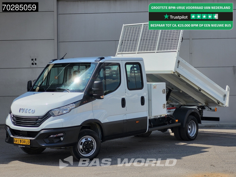Furgone con cassone fisso Iveco Daily 35C16 3.0L Open Laadbak met Kist Dubbel Cabine Dubbellucht 3,5t Trekhaak Navi Airco Cruise Camera Euro6 Pritsche Pickup Open Box: foto 1