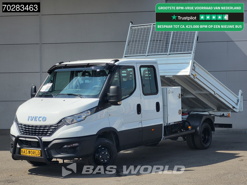 Iveco Daily 35C16 3.0L Special Edition Kipper met Kist Dubbel Cabine Dubbellucht 3,5t Trekhaak Airco Cruise Euro6 Tipper Benne Kieper Airco - Furgone ribaltabile: foto 1 Iveco Daily 35C16 3.0L Special Edition Kipper met Kist Dubbel Cabine Dubbellucht 3,5t Trekhaak Airco Cruise Euro6 Tipper Benne Kieper Airco - Furgone ribaltabile: foto 1