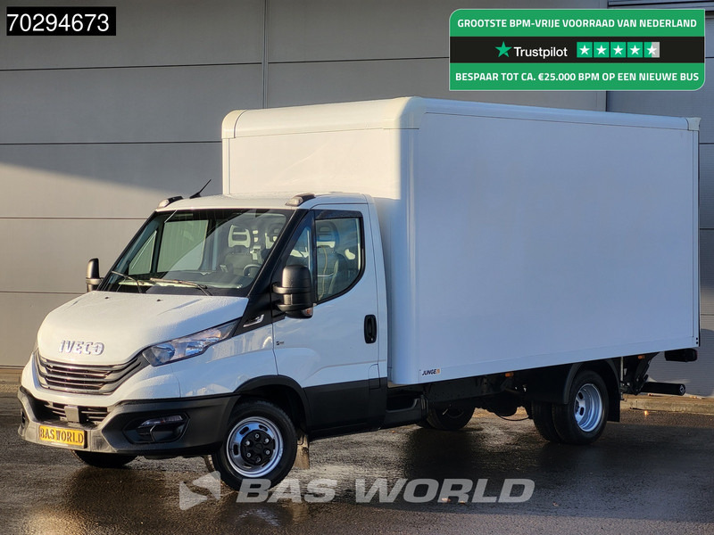 Iveco Daily 35C16 Laadklep Dubbelucht Bakwagen 160PK Airco Camera Euro6 Meubelbak Koffer Airco - Furgone box: foto 1 Iveco Daily 35C16 Laadklep Dubbelucht Bakwagen 160PK Airco Camera Euro6 Meubelbak Koffer Airco - Furgone box: foto 1