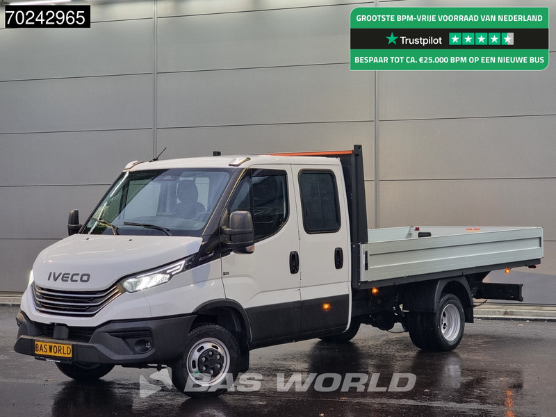 Furgone con cassone fisso nuovo Iveco Daily 35C18 3.0 180PK Nwe model 2025 Dubbel Cabine Open laadbak Navi ACC LED 3,5T Trekvermogen Pritsche Pickup Airco Dubbel cabine: foto 1