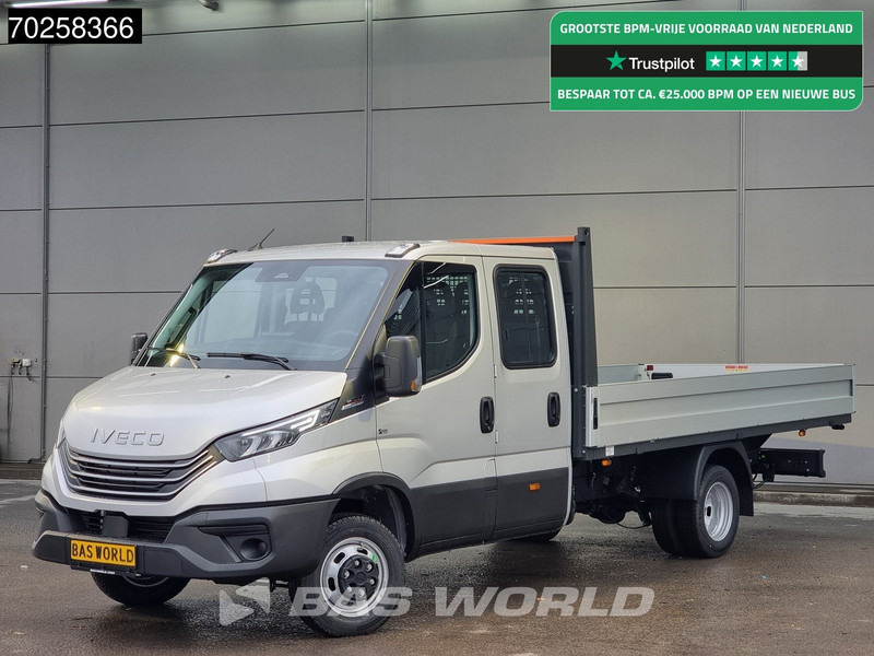 Iveco Daily 35C21 3.0L Automaat 210PK 2025-Model Open laadbak Dubbel Cabine Dubbellucht CarPlay ACC LED 3,5T Trekvermogen Euro6 Pritsche Pic - Furgone con cassone fisso: foto 1 Iveco Daily 35C21 3.0L Automaat 210PK 2025-Model Open laadbak Dubbel Cabine Dubbellucht CarPlay ACC LED 3,5T Trekvermogen Euro6 Pritsche Pic - Furgone con cassone fisso: foto 1