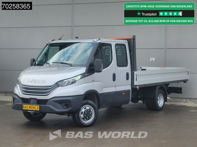 Iveco Daily 35C21 Automaat 2025model Open laadbak Dubbel Cabine CarPlay ACC LED 3,5T Trekvermogen Pritsche Pickup Airco Dubbel cabine - Furgone con cassone fisso: foto 1 Iveco Daily 35C21 Automaat 2025model Open laadbak Dubbel Cabine CarPlay ACC LED 3,5T Trekvermogen Pritsche Pickup Airco Dubbel cabine - Furgone con cassone fisso: foto 1