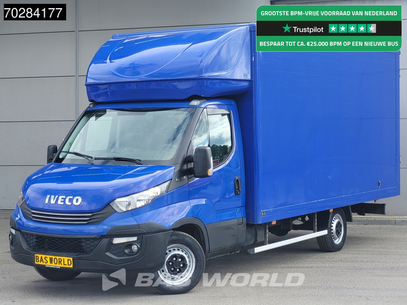 Iveco Daily 35S14 Automaat Bakwagen Achterdeuren 488cm lang! Airco Cruise Camera Euro6 Meubelbak Koffer 24m3 Airco Cruise control - Furgone box: foto 1 Iveco Daily 35S14 Automaat Bakwagen Achterdeuren 488cm lang! Airco Cruise Camera Euro6 Meubelbak Koffer 24m3 Airco Cruise control - Furgone box: foto 1