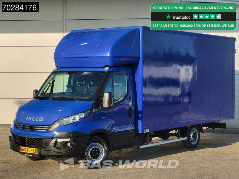 Iveco Daily 35S14 Automaat Bakwagen Achterdeuren 488cm lang! Airco Cruise Euro6 Meubelbak Koffer 24m3 Airco Cruise control - Furgone box: foto 1 Iveco Daily 35S14 Automaat Bakwagen Achterdeuren 488cm lang! Airco Cruise Euro6 Meubelbak Koffer 24m3 Airco Cruise control - Furgone box: foto 1