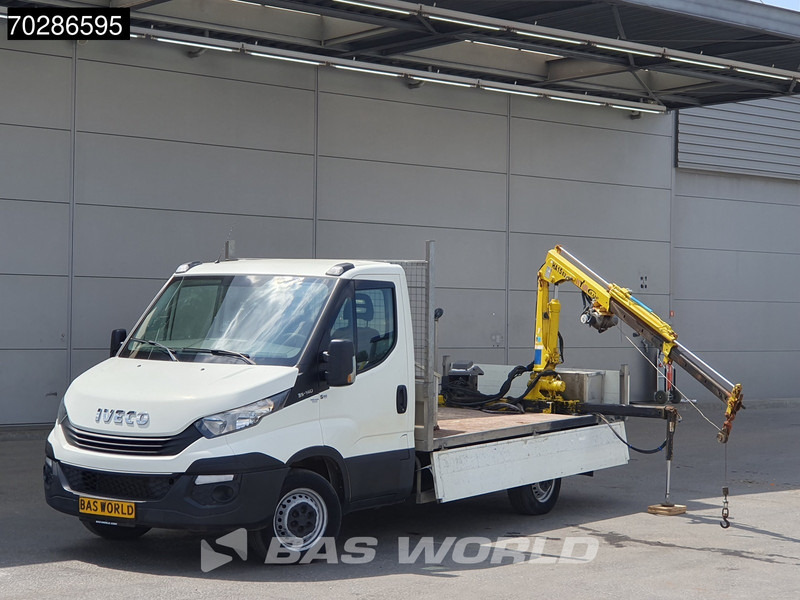 Iveco Daily 35S14 Kraanwagen Open Laadbak Hyva HA15 Euro6 3,5t Trekhaak Crane Kranwagen Kraan Pritsche Pickup Open Box Trekhaak - Furgone con cassone fisso: foto 5 Iveco Daily 35S14 Kraanwagen Open Laadbak Hyva HA15 Euro6 3,5t Trekhaak Crane Kranwagen Kraan Pritsche Pickup Open Box Trekhaak - Furgone con cassone fisso: foto 5