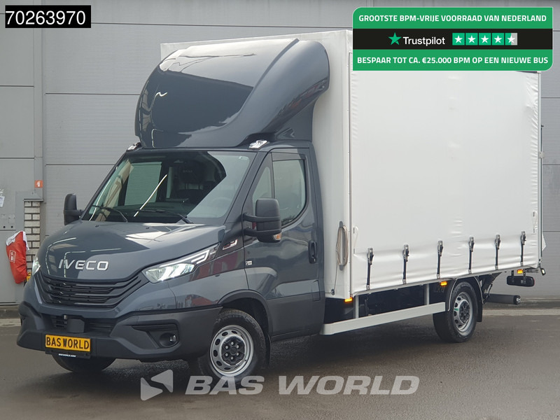 Iveco Daily 35S18 3.0L Automaat Schuifzeilen met Laadklep ACC Navi Bakwagen Schuifzeil Zeilen Koffer Meubelbak 22m3 Airco - Furgone centinato: foto 1 Iveco Daily 35S18 3.0L Automaat Schuifzeilen met Laadklep ACC Navi Bakwagen Schuifzeil Zeilen Koffer Meubelbak 22m3 Airco - Furgone centinato: foto 1