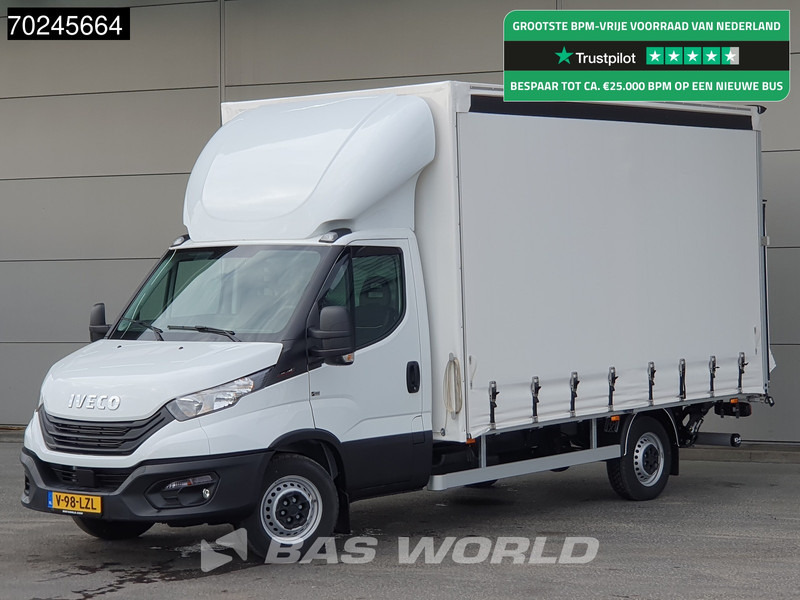 Iveco Daily 35S18 3.0L Laadklep 180PK Schuifzeilen Airco Cruise Bakwagen Euro6 Meubelbak Zeilenwagen Schuifzeil Plane 22m3 Airco Cruise cont - Furgone centinato: foto 1 Iveco Daily 35S18 3.0L Laadklep 180PK Schuifzeilen Airco Cruise Bakwagen Euro6 Meubelbak Zeilenwagen Schuifzeil Plane 22m3 Airco Cruise cont - Furgone centinato: foto 1