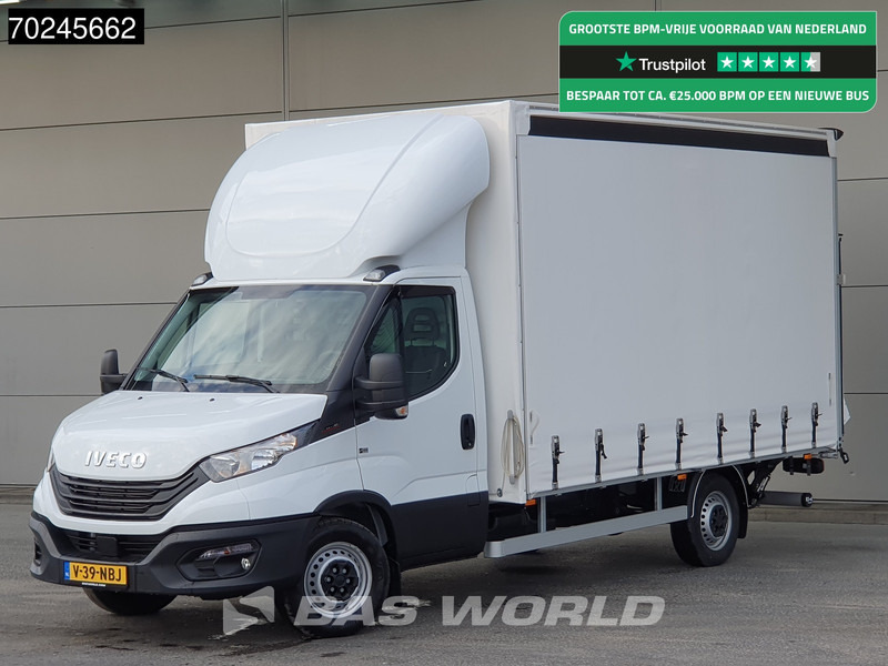 Iveco Daily 35S18 3.0L Laadklep 180PK Schuifzeilen Airco Cruise Bakwagen Euro6 Meubelbak Zeilenwagen Schuifzeil Plane 22m3 Airco Cruise cont - Furgone centinato: foto 1 Iveco Daily 35S18 3.0L Laadklep 180PK Schuifzeilen Airco Cruise Bakwagen Euro6 Meubelbak Zeilenwagen Schuifzeil Plane 22m3 Airco Cruise cont - Furgone centinato: foto 1