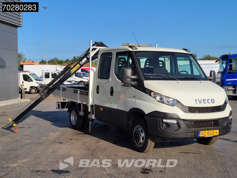 Iveco Daily 50C17 3,0L Automaat 170PK HIAB 017T-2 DC Open laadbak Dubbellucht Airco Euro6 Pickup Crane Kraanwagen Kranwagen Pritsche Airco D - Furgone con cassone fisso: foto 3 Iveco Daily 50C17 3,0L Automaat 170PK HIAB 017T-2 DC Open laadbak Dubbellucht Airco Euro6 Pickup Crane Kraanwagen Kranwagen Pritsche Airco D - Furgone con cassone fisso: foto 3