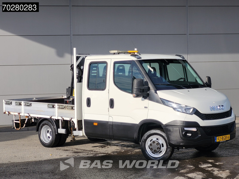 Iveco Daily 50C17 3,0L Automaat HIAB 017T-2 DC Open laadbak Dubbellucht Airco Euro6 Pickup Crane Kraanwagen Pritsche Airco Dubbel cabine - Furgone con cassone fisso: foto 3 Iveco Daily 50C17 3,0L Automaat HIAB 017T-2 DC Open laadbak Dubbellucht Airco Euro6 Pickup Crane Kraanwagen Pritsche Airco Dubbel cabine - Furgone con cassone fisso: foto 3