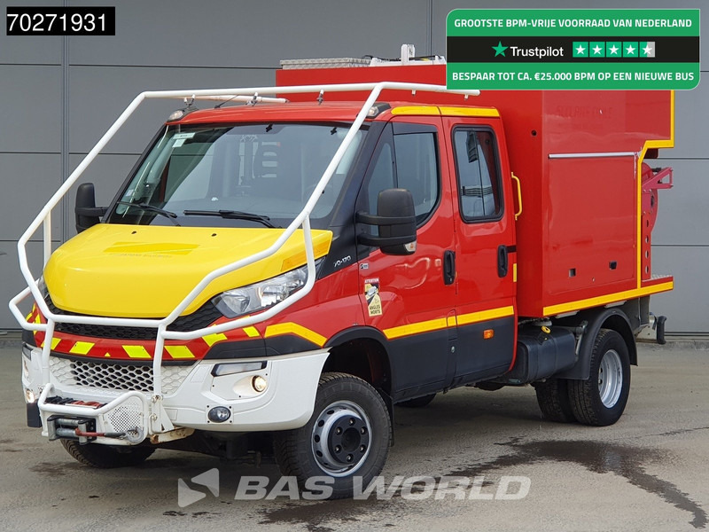 Iveco Daily 70C17 4x4 Achleitner Firetruck Brandweerwagen AWD Allrad Camper 1200liter Airco Dubbel cabine Trekhaak Cruise control - Ambulanza: foto 1 Iveco Daily 70C17 4x4 Achleitner Firetruck Brandweerwagen AWD Allrad Camper 1200liter Airco Dubbel cabine Trekhaak Cruise control - Ambulanza: foto 1
