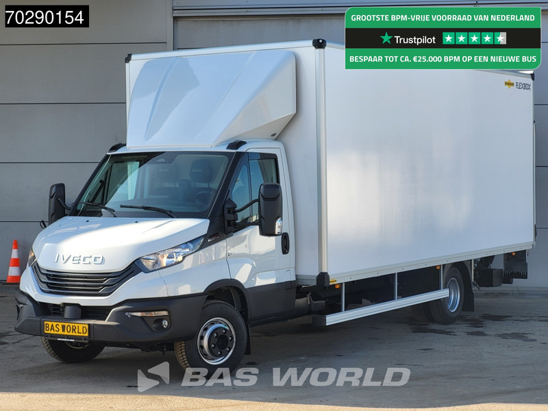Iveco Daily 70C18 3.0L 180PK Laadklep 7tons Bakwagen Luchtvering Dubbellucht 2025model ACC Navi Camera Airco Meubelbak Koffer 35m3 Airco - Furgone box: foto 1 Iveco Daily 70C18 3.0L 180PK Laadklep 7tons Bakwagen Luchtvering Dubbellucht 2025model ACC Navi Camera Airco Meubelbak Koffer 35m3 Airco - Furgone box: foto 1