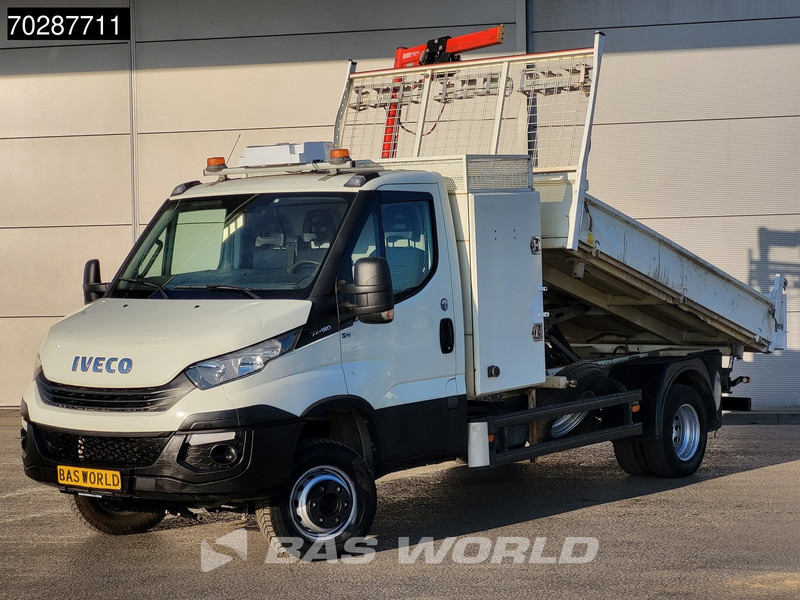 Iveco Daily 70C18 3.0L Driezijdige Kipper 500KG Kraan Kraanwagen Open Laadbak 3,5t Trekhaak Airco Cruise Euro6 Kraan Crane Kranwagen Kipper - Furgone ribaltabile: foto 2 Iveco Daily 70C18 3.0L Driezijdige Kipper 500KG Kraan Kraanwagen Open Laadbak 3,5t Trekhaak Airco Cruise Euro6 Kraan Crane Kranwagen Kipper - Furgone ribaltabile: foto 2
