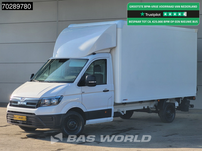 Furgone box MAN TGE 3.140 Laadklep Automaat Bakwagen Airco Cruise Camera Euro6 Meubelbak Koffer 21m3 Airco: foto 1