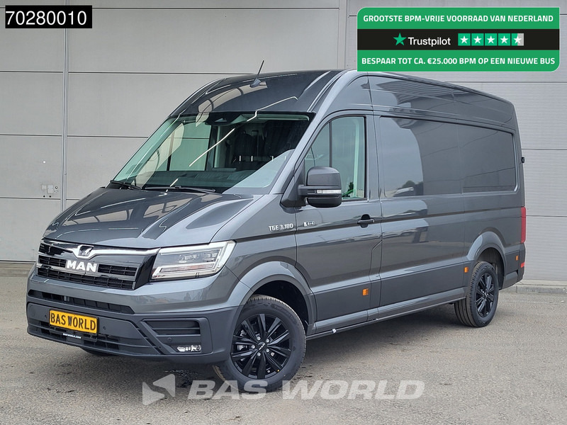 MAN TGE 3.180 4x4 Automaat L3H3 LED ACC Navi Airco Cruise Camera Parkeersensoren L2H2 Allrad 4WD 12m3 Airco - Furgone chiuso: foto 1 MAN TGE 3.180 4x4 Automaat L3H3 LED ACC Navi Airco Cruise Camera Parkeersensoren L2H2 Allrad 4WD 12m3 Airco - Furgone chiuso: foto 1