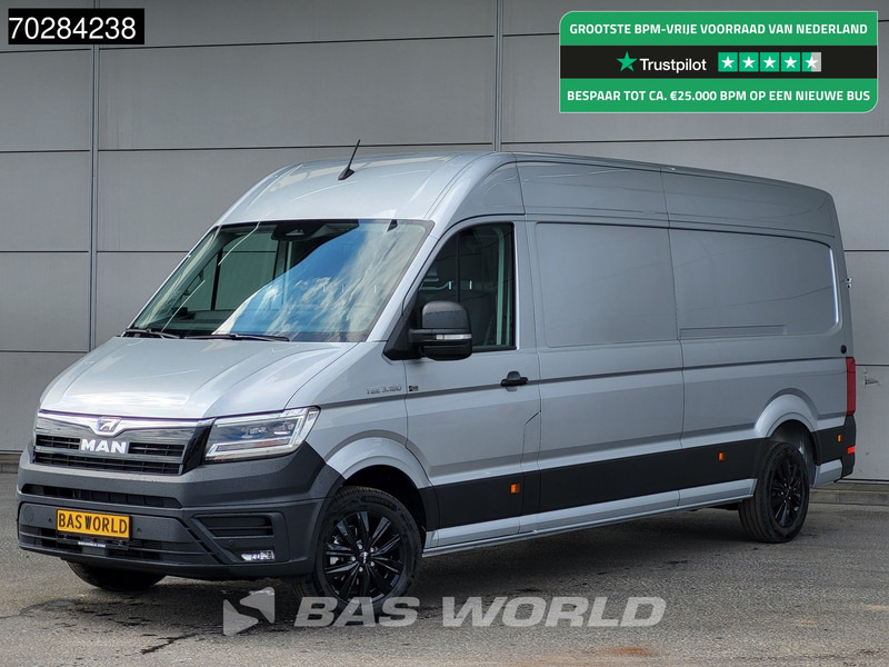 MAN TGE 3.180 Automaat 2025 Facelift L4H3 Trekhaak LED ACC Navi Airco Camera Parkeersensoren Euro6 L3H2 15m3 Airco Trekhaak - Furgone chiuso: foto 1 MAN TGE 3.180 Automaat 2025 Facelift L4H3 Trekhaak LED ACC Navi Airco Camera Parkeersensoren Euro6 L3H2 15m3 Airco Trekhaak - Furgone chiuso: foto 1