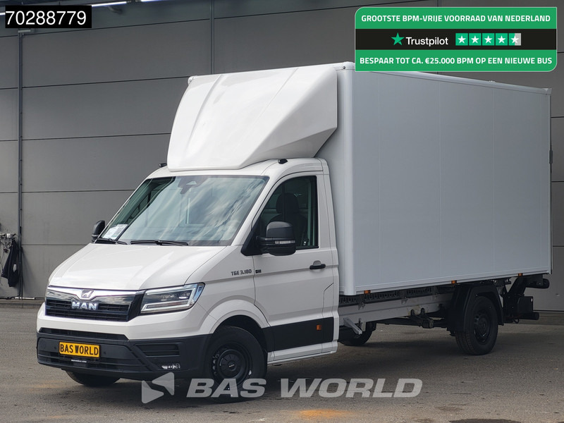 MAN TGE 3.180 Automaat Laadklep Bakwagen 2025 Facelift Navi LED Airco Cruise Euro6 Meubelbak Koffer 21m3 Airco Cruise control - Furgone box: foto 1 MAN TGE 3.180 Automaat Laadklep Bakwagen 2025 Facelift Navi LED Airco Cruise Euro6 Meubelbak Koffer 21m3 Airco Cruise control - Furgone box: foto 1