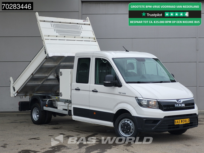 MAN TGE 5.120 Open Laadbak met Kist Dubbel Cabine Dubbellucht 3,5t Trekhaak Navi Airco Cruise Euro6 Pritsche Open Box Pickup Airco Dubbel cabi - Furgone con cassone fisso: foto 1 MAN TGE 5.120 Open Laadbak met Kist Dubbel Cabine Dubbellucht 3,5t Trekhaak Navi Airco Cruise Euro6 Pritsche Open Box Pickup Airco Dubbel cabi - Furgone con cassone fisso: foto 1