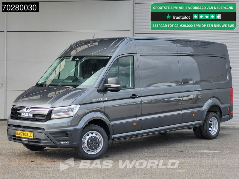 MAN TGE 5.160 Uniek! Dubbellucht Automaat 2025-model L4H3 ACC LED Navi Airco Camera Parkeersensoren CarPlay Euro6 L3H2 15m3 Airco - Furgone chiuso: foto 1 MAN TGE 5.160 Uniek! Dubbellucht Automaat 2025-model L4H3 ACC LED Navi Airco Camera Parkeersensoren CarPlay Euro6 L3H2 15m3 Airco - Furgone chiuso: foto 1