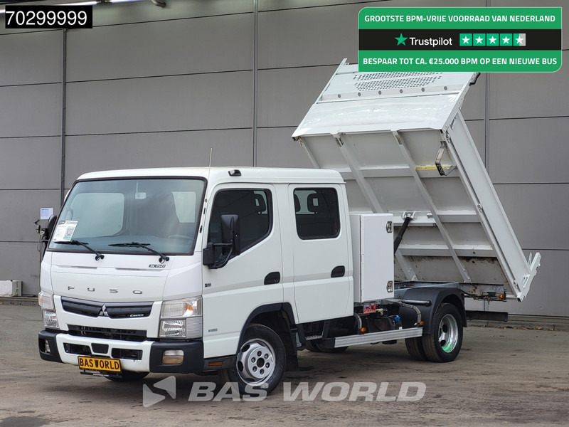 Mitsubishi Canter 3C15 3.0L Kipper met Kist Dubbel Cabine Dubbellucht 3,5t Trekhaak 150PK Airco Euro6 Tipper Benne Kieper Airco Trekhaak - Furgone ribaltabile: foto 1 Mitsubishi Canter 3C15 3.0L Kipper met Kist Dubbel Cabine Dubbellucht 3,5t Trekhaak 150PK Airco Euro6 Tipper Benne Kieper Airco Trekhaak - Furgone ribaltabile: foto 1
