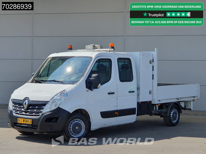 Renault Master 110PK Open Laadbak Kraanwagen HMF 52 Airco Cruise Euro6 Pickup Crane Kranwagen Pritsche Open Box Airco Cruise control - Furgone con cassone fisso: foto 1 Renault Master 110PK Open Laadbak Kraanwagen HMF 52 Airco Cruise Euro6 Pickup Crane Kranwagen Pritsche Open Box Airco Cruise control - Furgone con cassone fisso: foto 1