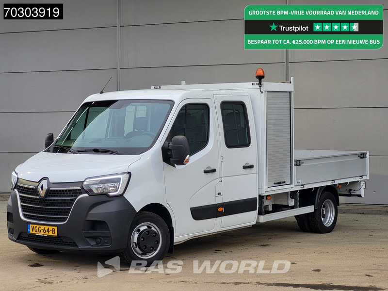 Renault Master 145PK Open Laadbak Dubbel Cabine 3,5t Trekhaak Dubbellucht LED Airco Cruise Standkachel APK 07-2026 Euro6 Pritsche Pickup Open Box Air - Furgone con cassone fisso: foto 1 Renault Master 145PK Open Laadbak Dubbel Cabine 3,5t Trekhaak Dubbellucht LED Airco Cruise Standkachel APK 07-2026 Euro6 Pritsche Pickup Open Box Air - Furgone con cassone fisso: foto 1
