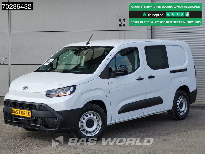 Toyota ProAce City 136pk Elektrisch 50kWh Long 2x Schuifdeur WLTP 275km LED Airco CarPlay Camera Parkeersensoren 3m3 Airco Cruise control - Furgoncino, Furgone elettrico: foto 1 Toyota ProAce City 136pk Elektrisch 50kWh Long 2x Schuifdeur WLTP 275km LED Airco CarPlay Camera Parkeersensoren 3m3 Airco Cruise control - Furgoncino, Furgone elettrico: foto 1