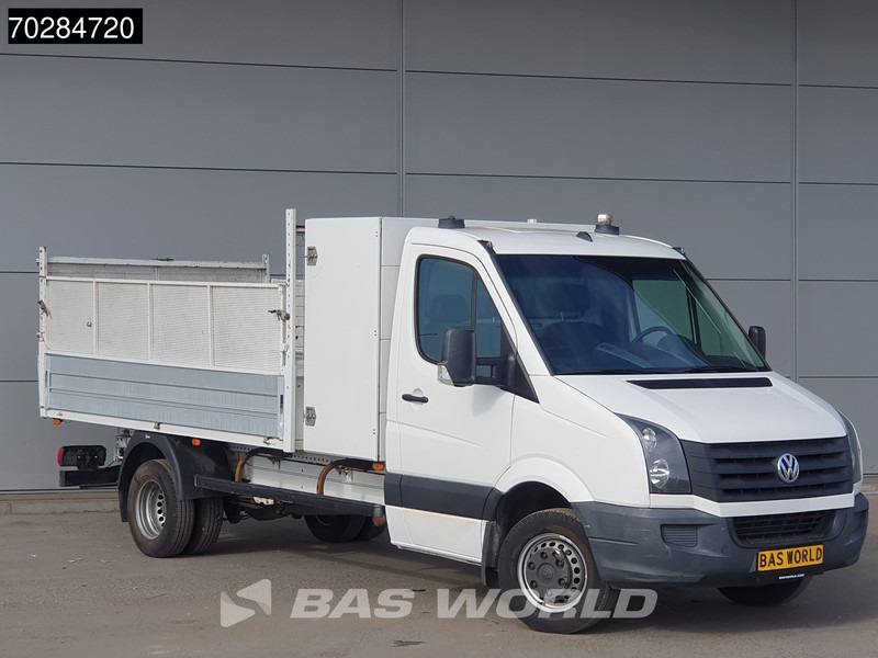 Volkswagen Crafter 136pk Open Laadbak met Kist Dubbellucht 3,5t Trekhaak Airco Euro6 Tipper Benne Kieper Airco Trekhaak - Furgone con cassone fisso: foto 3 Volkswagen Crafter 136pk Open Laadbak met Kist Dubbellucht 3,5t Trekhaak Airco Euro6 Tipper Benne Kieper Airco Trekhaak - Furgone con cassone fisso: foto 3