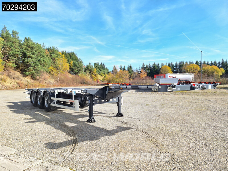 Kässbohrer K.SHG S / 40 - 12 / 27 EU 3 axles NEW! Container Chassis - Semirimorchio portacontainer/ Caisse interchangeable: foto 5 Kässbohrer K.SHG S / 40 - 12 / 27 EU 3 axles NEW! Container Chassis - Semirimorchio portacontainer/ Caisse interchangeable: foto 5