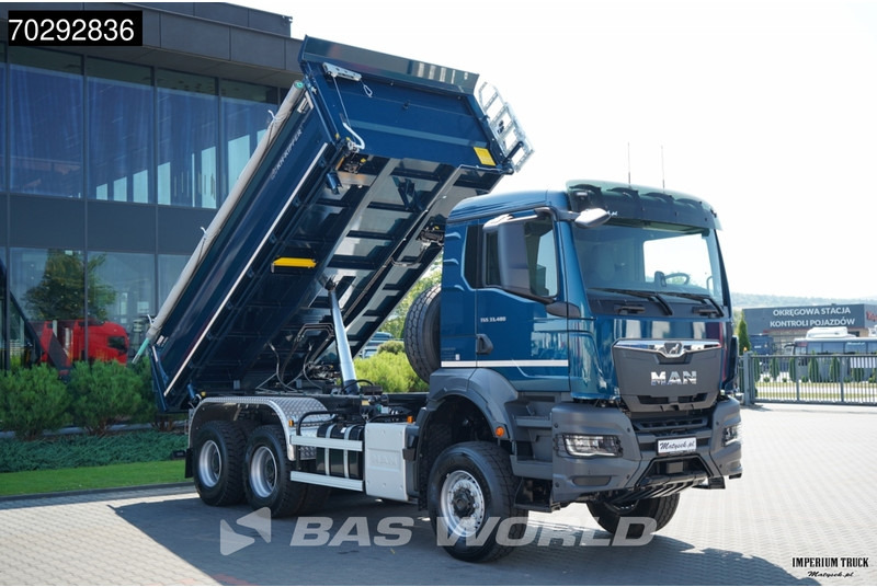 MAN TGS 33.480 TGS 6X6 11m3 KH-3-Way Kipper 6x6 Steel Suspension Automatic Big-Axle Euro 6 - Autocarro ribaltabile: foto 3 MAN TGS 33.480 TGS 6X6 11m3 KH-3-Way Kipper 6x6 Steel Suspension Automatic Big-Axle Euro 6 - Autocarro ribaltabile: foto 3