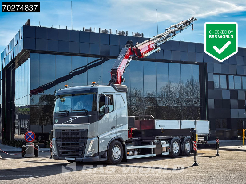 Volvo FH 500 6X2 NEW! Fassi F545RA Kran Crane VEB+ Lift-Lenkachse - Autocarro con pianale/ Cassone fisso, Camion con gru: foto 1 Volvo FH 500 6X2 NEW! Fassi F545RA Kran Crane VEB+ Lift-Lenkachse - Autocarro con pianale/ Cassone fisso, Camion con gru: foto 1