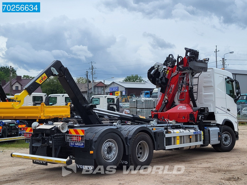 Autocarro scarrabile, Camion con gru nuovo Volvo FH 500 6X2 PENZ 15Z9.50E Crane Hyva 20T HOOK Euro 6: foto 12