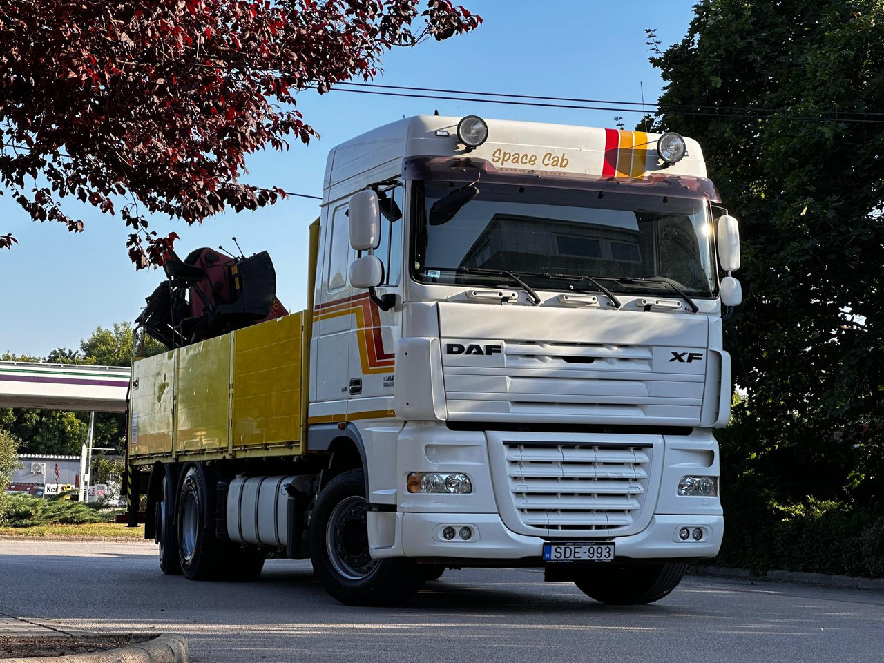 DAF Xf 105.410 Manual 6x2 Palfinger Pk18500 EXCELENT - Camion con gru: foto 1 DAF Xf 105.410 Manual 6x2 Palfinger Pk18500 EXCELENT - Camion con gru: foto 1