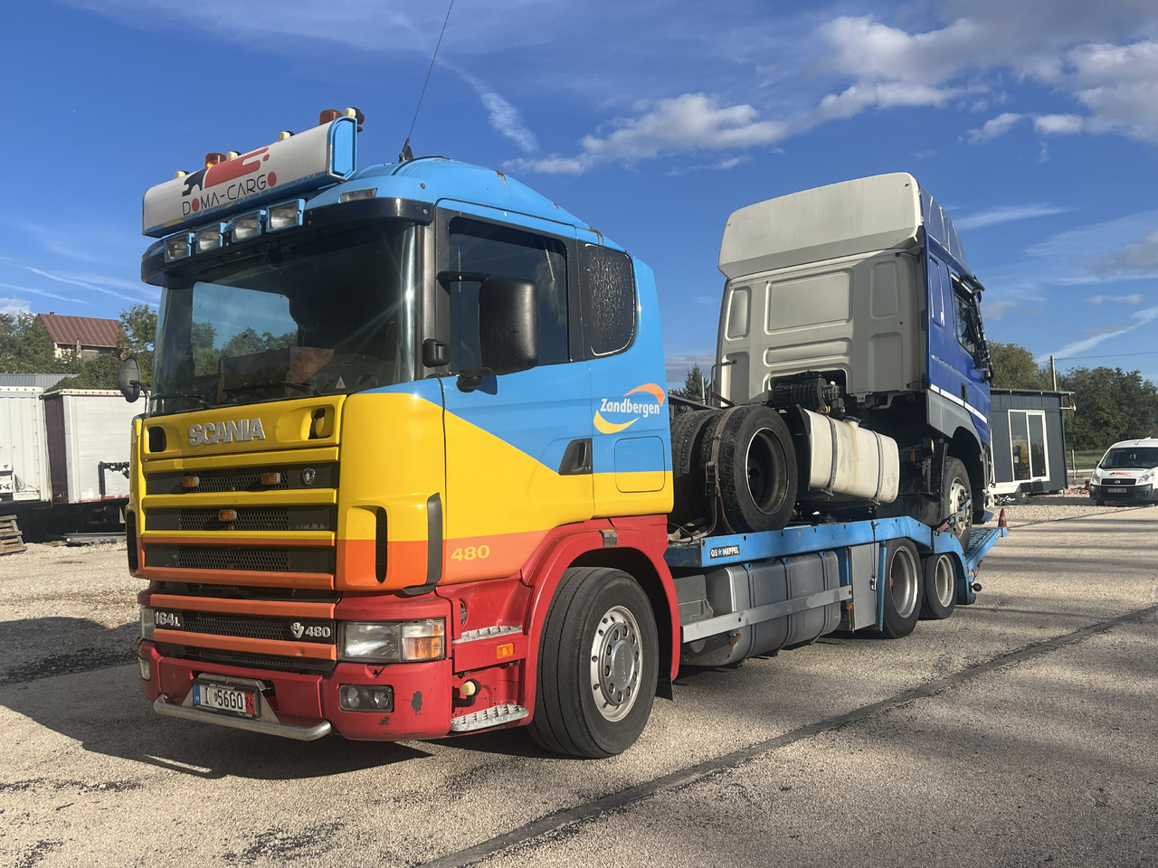 SCANIA 164 480 V8 GS MEPPEL - Autocarro trasporto automezzi: foto 1 SCANIA 164 480 V8 GS MEPPEL - Autocarro trasporto automezzi: foto 1