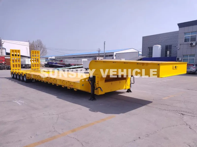 SUNSKY 100 Tons 10 Axles Lowbed trailer - Semirimorchio pianale ribassato: foto 5 SUNSKY 100 Tons 10 Axles Lowbed trailer - Semirimorchio pianale ribassato: foto 5