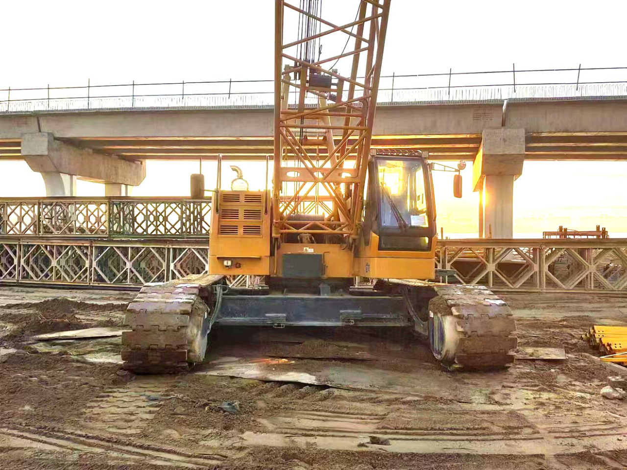 XCMG Official 75 Ton Mechanical Crawler Crane XGC75 Used Hydraulic Mobile Crane Hot Sale - Gru cingolata: foto 2 XCMG Official 75 Ton Mechanical Crawler Crane XGC75 Used Hydraulic Mobile Crane Hot Sale - Gru cingolata: foto 2