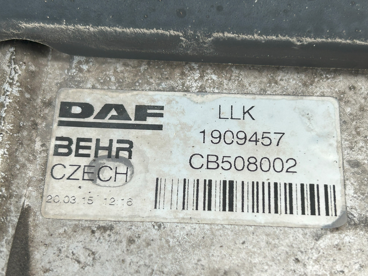 DAF CF EURO 6 COOLER SET - Radiatore per Camion: foto 5 DAF CF EURO 6 COOLER SET - Radiatore per Camion: foto 5