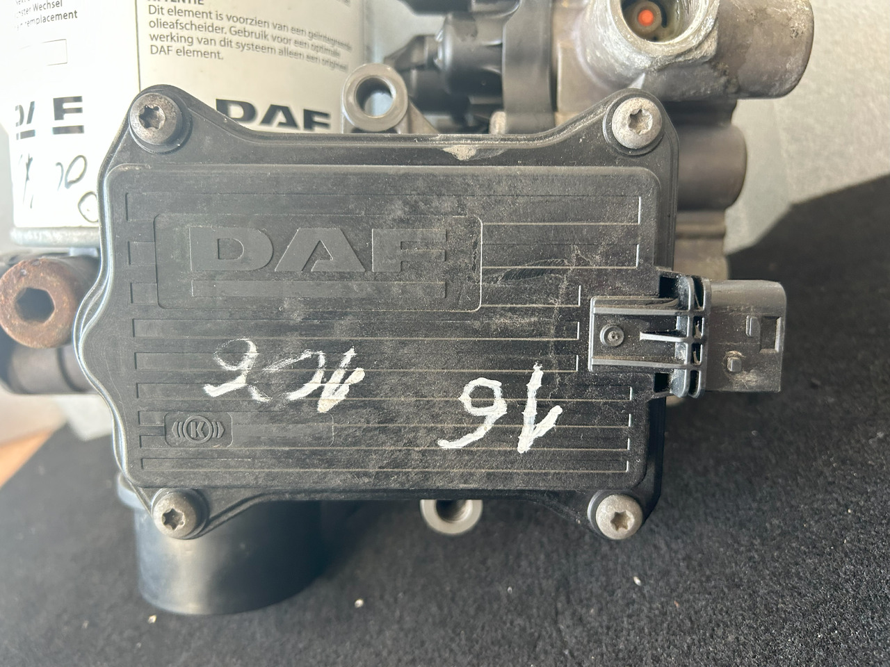 DAF XF 106 480 APU KIT ZEL2100 2027747 ( ELA1000 + AE6000) - Valvola freno: foto 3 DAF XF 106 480 APU KIT ZEL2100 2027747 ( ELA1000 + AE6000) - Valvola freno: foto 3